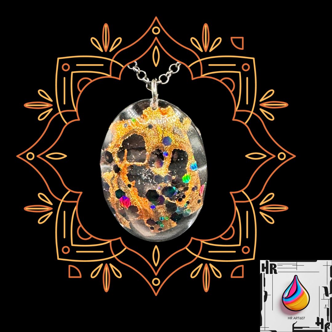 Resin Art Necklace