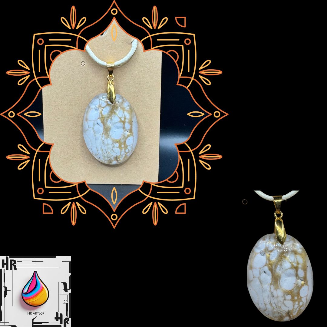 Resin Art Necklace