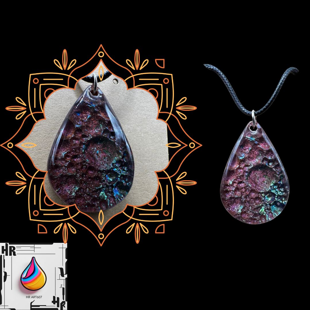Resin Art Necklace