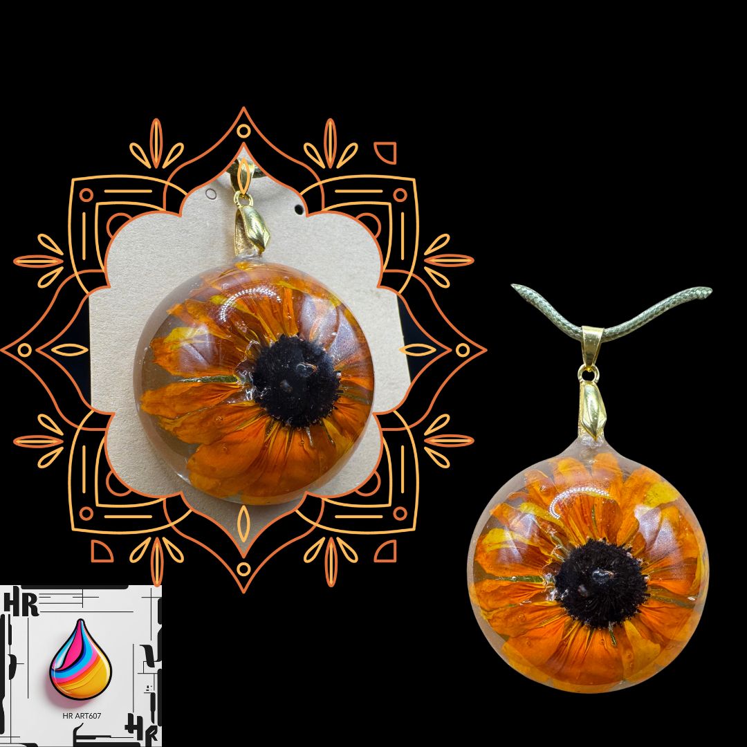 Resin Art Necklace