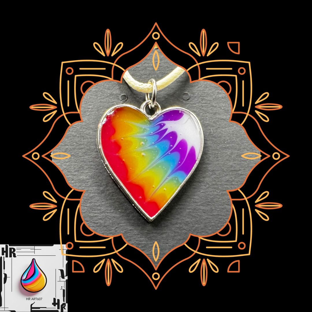 Resin Art Necklace