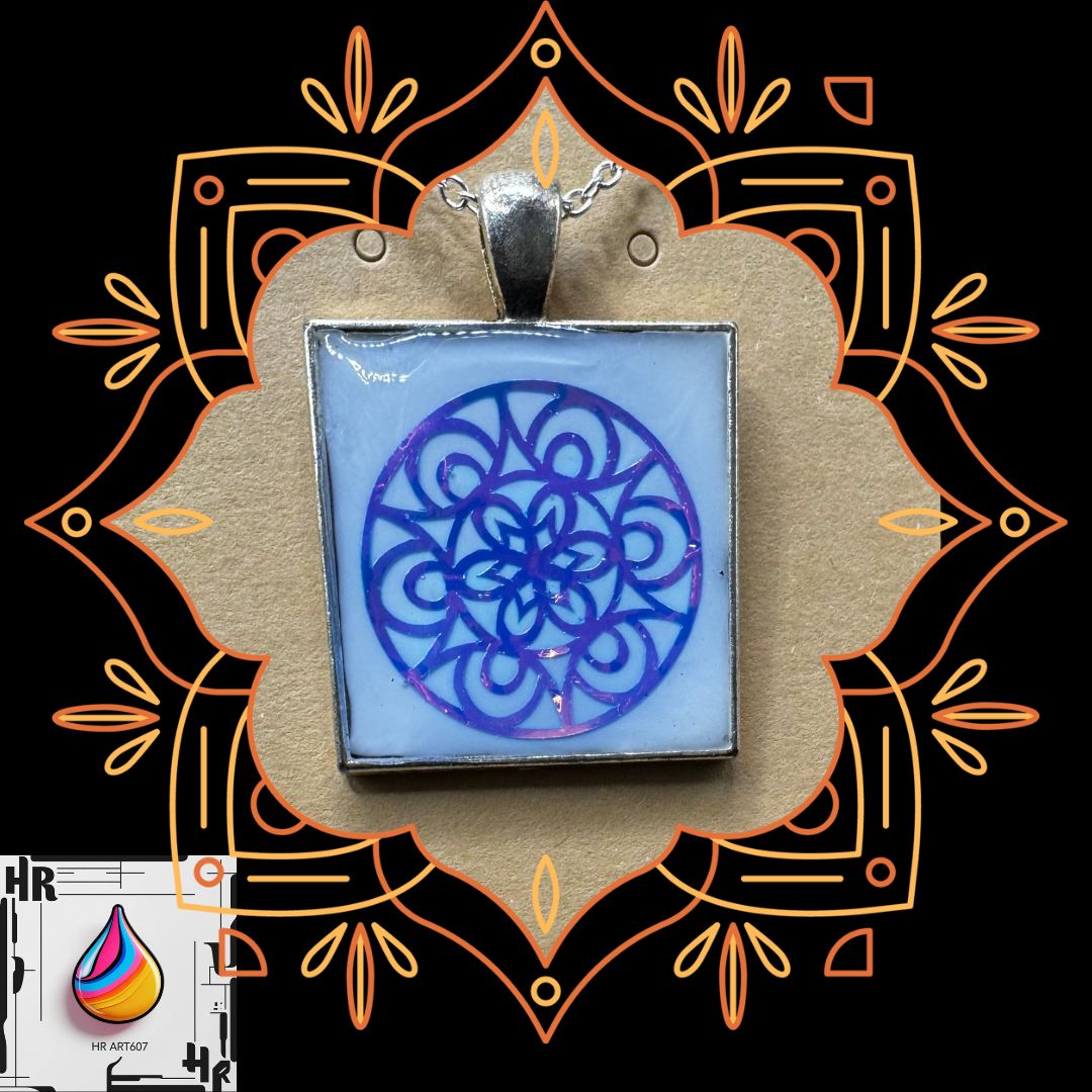 Resin Art Necklace