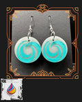 Glow in the dark Resin Earrings