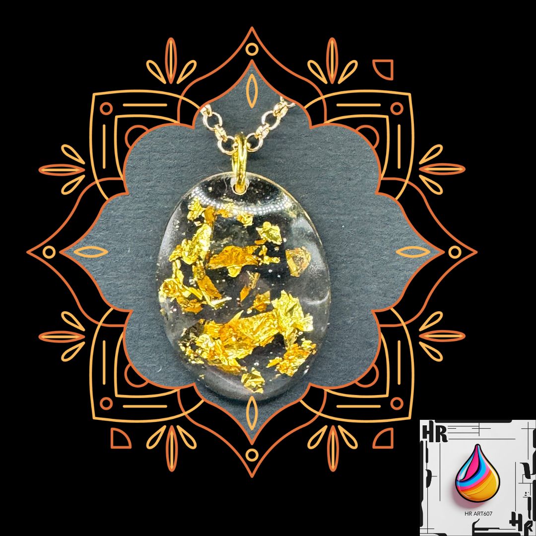 Resin Art Necklace