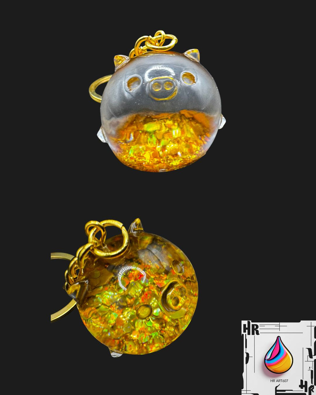 Resin Animal Keychains